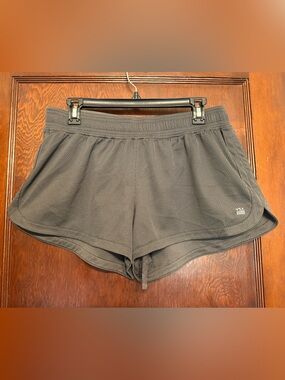 Victoria’s Secret Sport VSX Women's Charcoal Gray Mesh Athletic Shorts, size L